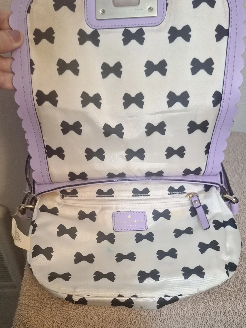 Kate Spade Lavender Lilac Purple Crossbody